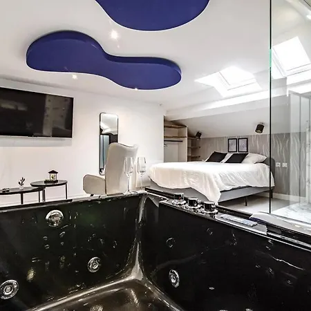 Loft Evasion Luxe Jacuzzi Apartment Reims